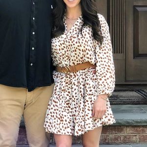 Animal print dress